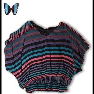 🔥Lavish🔥 Multi Colored Striped Top